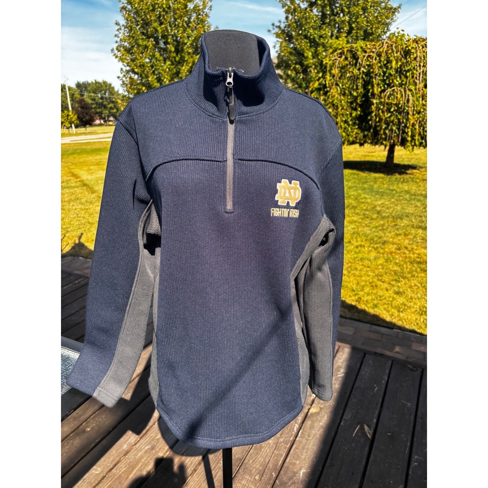 Notre‎ Dame Fighting Irish Colosseum Pullover Jacket Collegiate medium blue gold